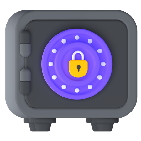 Safe Box  3D Icon