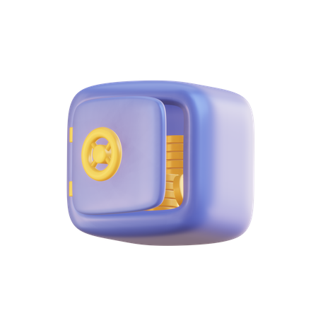 Safe Box  3D Icon