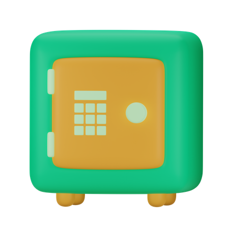 Safe Box  3D Icon