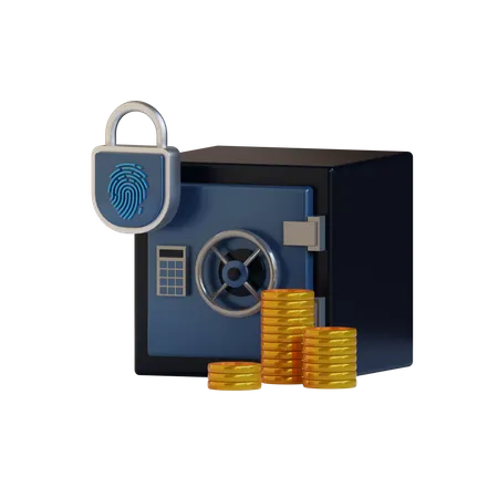 Safe Box  3D Icon