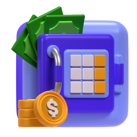 Safe Box  3D Icon