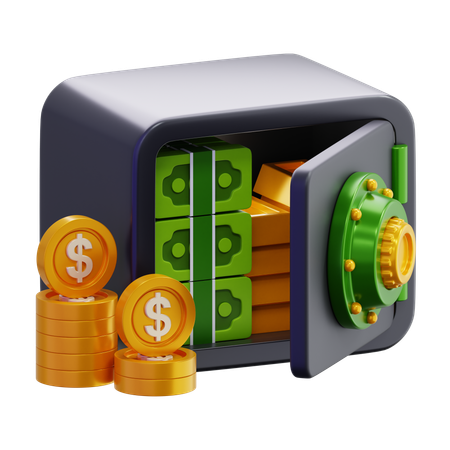 Safe Box  3D Icon