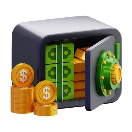 Safe Box  3D Icon