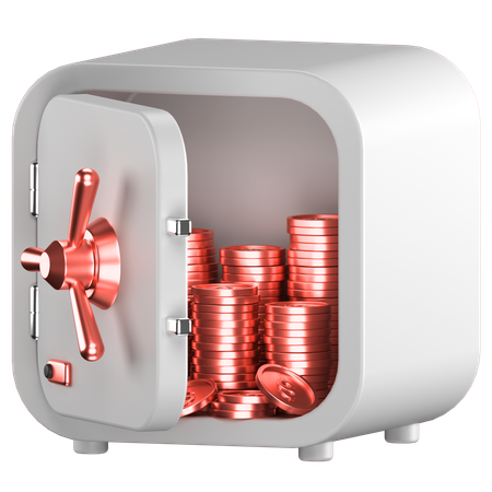Safe Box  3D Icon
