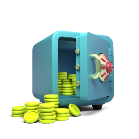 Safe Box  3D Icon