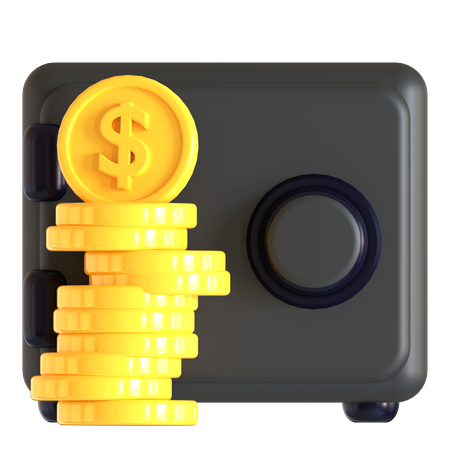 Safe Box  3D Icon