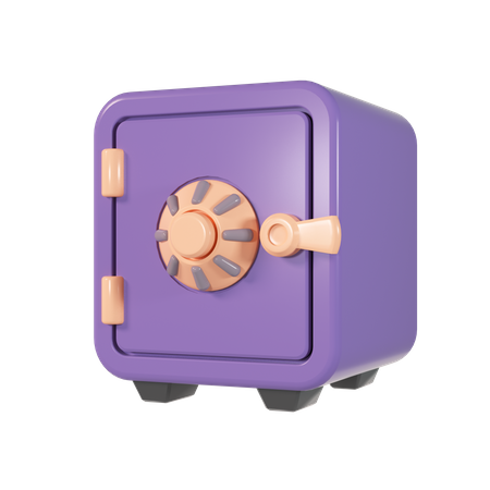 Safe Box  3D Illustration