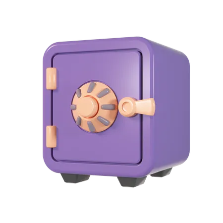 Safe Box  3D Illustration