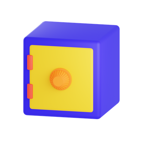 Safe Box  3D Illustration