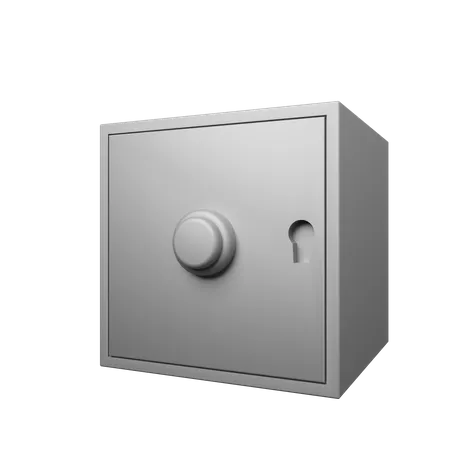 Safe box 3D Illustration