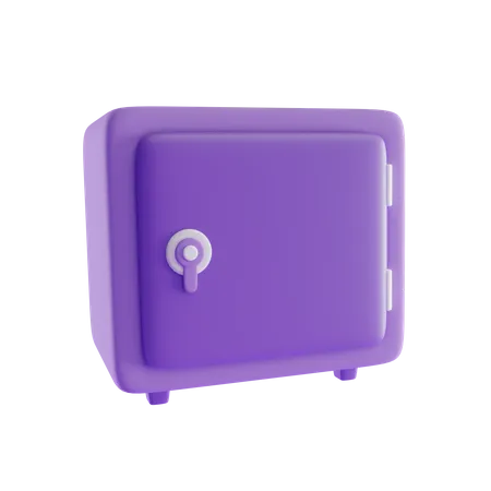 Safe Box 3D Icon