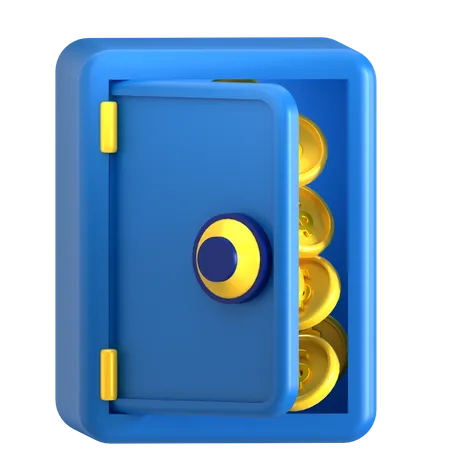 Safe Box 3 D Icon Good For Finance Design 3D Icon