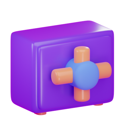 Safe Box  3D Icon