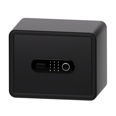 Safe Box Biometric  3D Icon