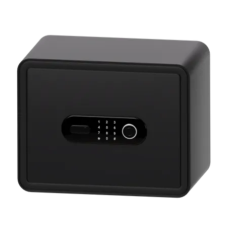 Safe Box Biometric 3D Icon