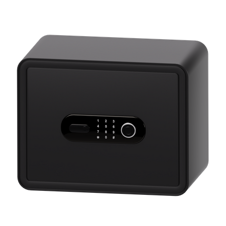 Safe biometrisch  3D Icon