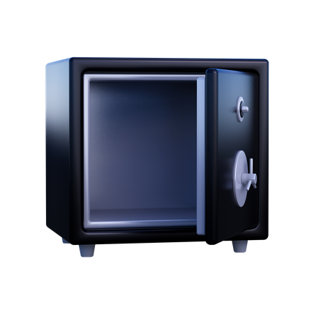 Safe Box Money  3D Icon