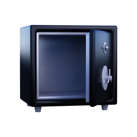 Safe Box Money  3D Icon