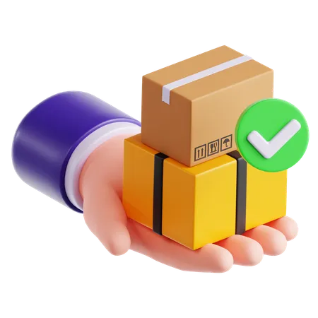 Safe Delivery  3D Icon