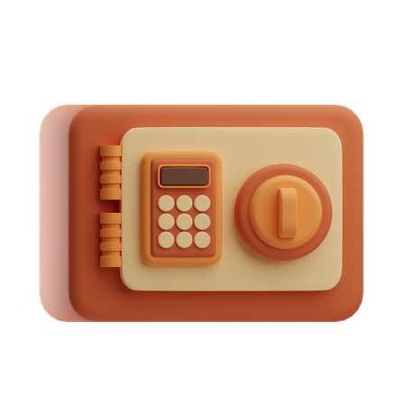 Safe Deposit  3D Icon