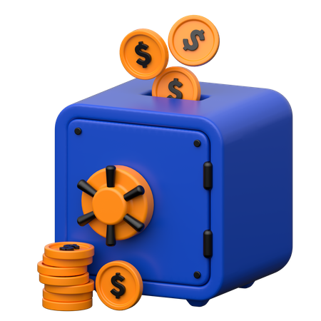 Safe Deposit  3D Icon