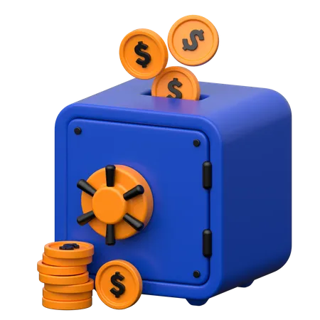 Safe Deposit  3D Icon