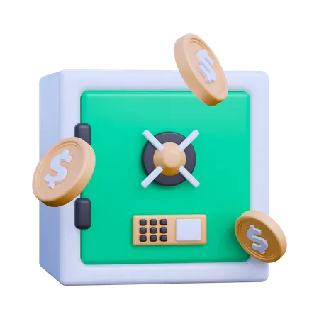 Safe Deposit  3D Icon