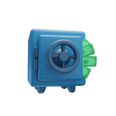 Safe Deposit  3D Icon