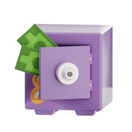 Safe Deposit Box  3D Icon