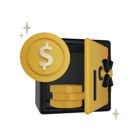 Safe Deposit Box  3D Icon