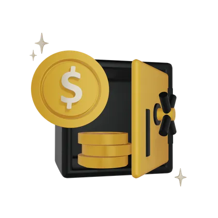 Safe Deposit Box  3D Icon