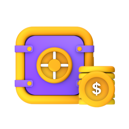 Safe-deposit box  3D Icon