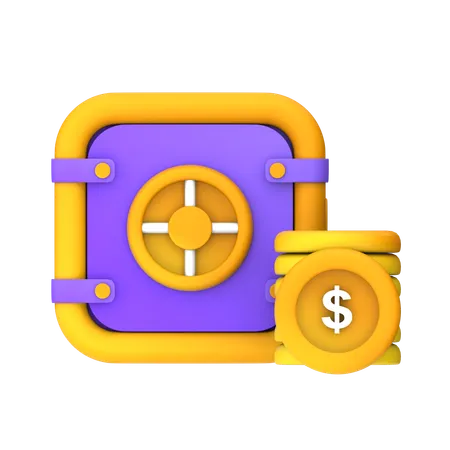 Safe-deposit box  3D Icon