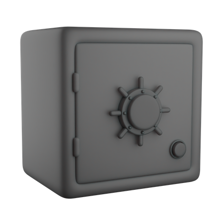 Safe Deposit Box  3D Illustration