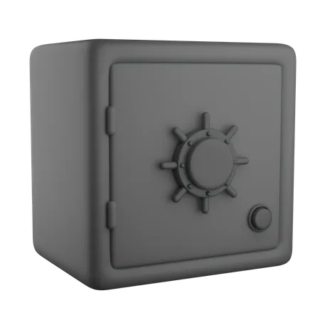 Safe Deposit Box  3D Illustration