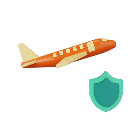 Safe Flight  3D Icon