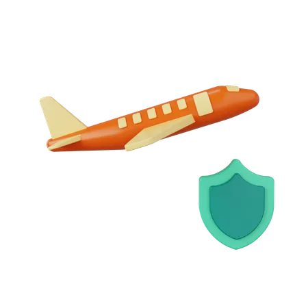 Safe Flight  3D Icon