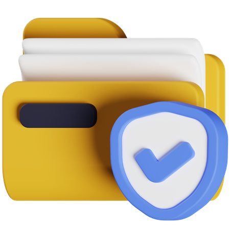 Safe Folder 3D Icon