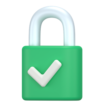 Safe lock  3D Icon