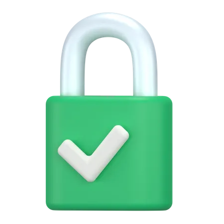 Safe lock  3D Icon