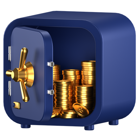 Safe Locker  3D Icon