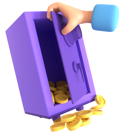 Safe Money 3D Illustration