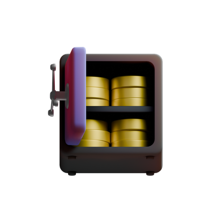 Safe Open  3D Icon