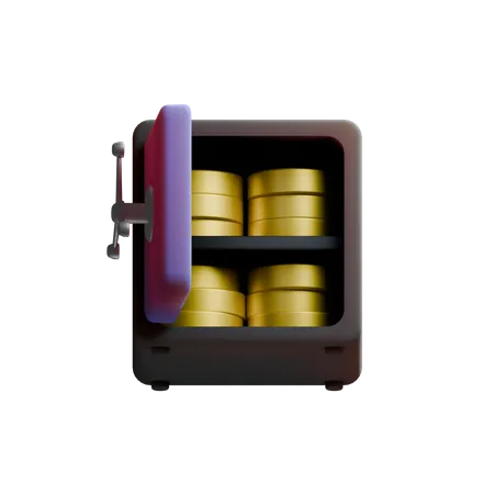 Safe Open  3D Icon