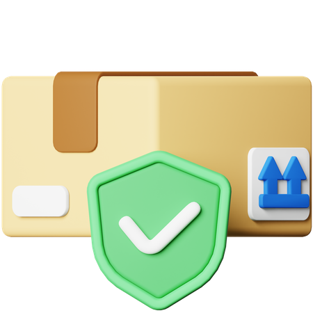 Safe Package  3D Icon