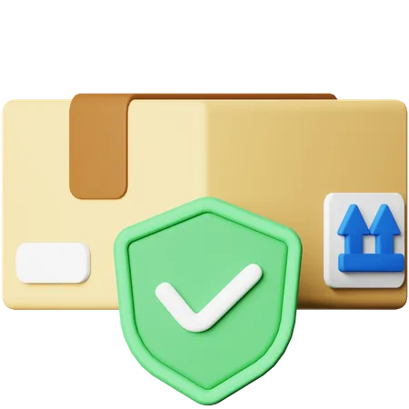 Safe Package  3D Icon