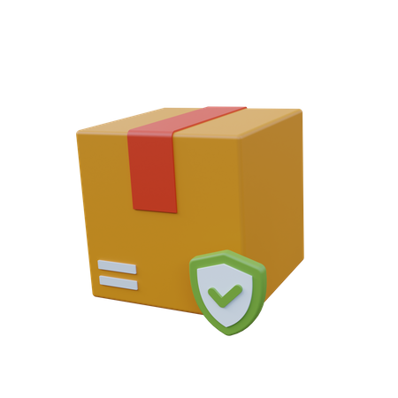 Safe Package 3D Icon