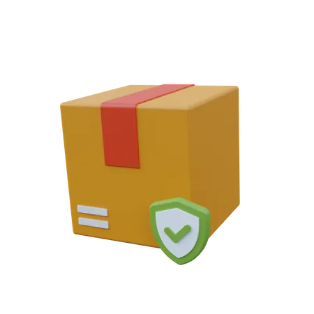 Safe Package 3D Icon