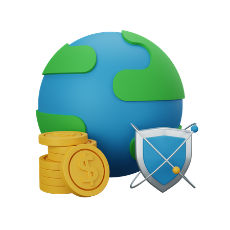 Safe Payment  3D Icon