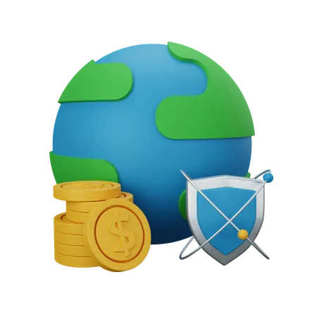 Safe Payment  3D Icon